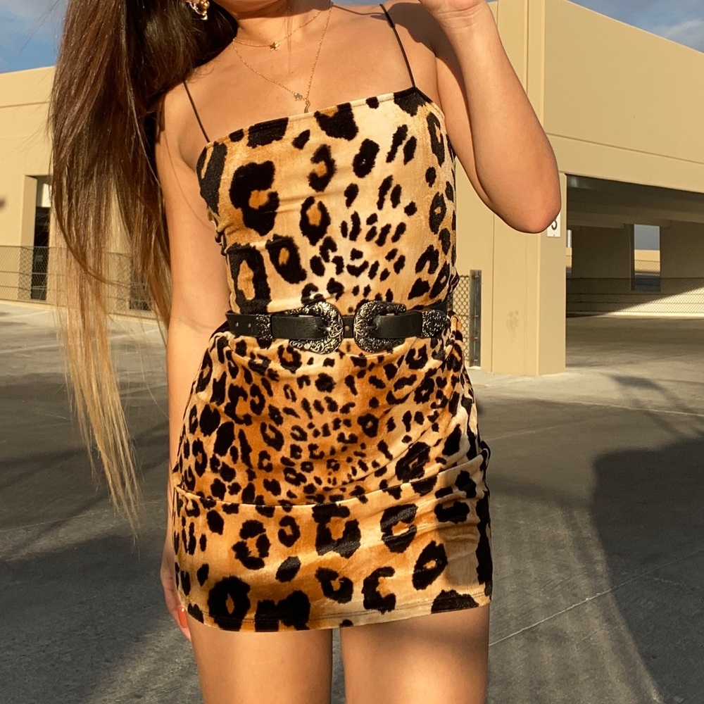 NEW Forever 21 Cheetah Mini Dress
